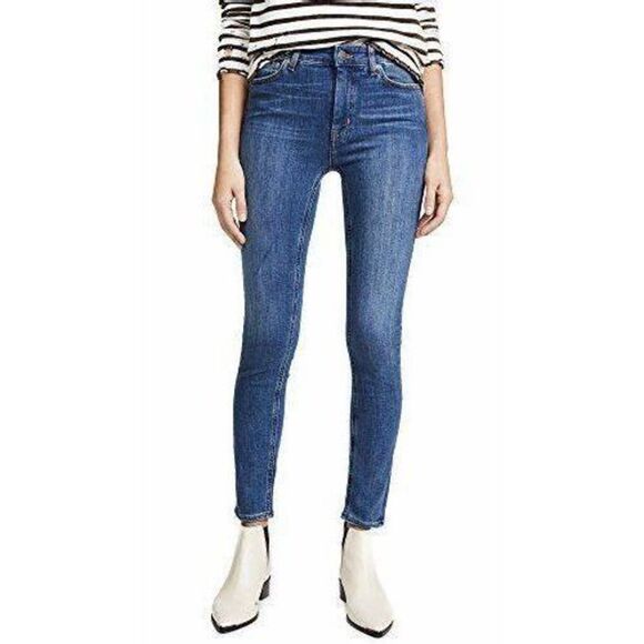 Anthropologie M.i.H. Jeans Size 30 Bridge High Rise Medium Wash Skinny Jeans - Picture 1 of 4